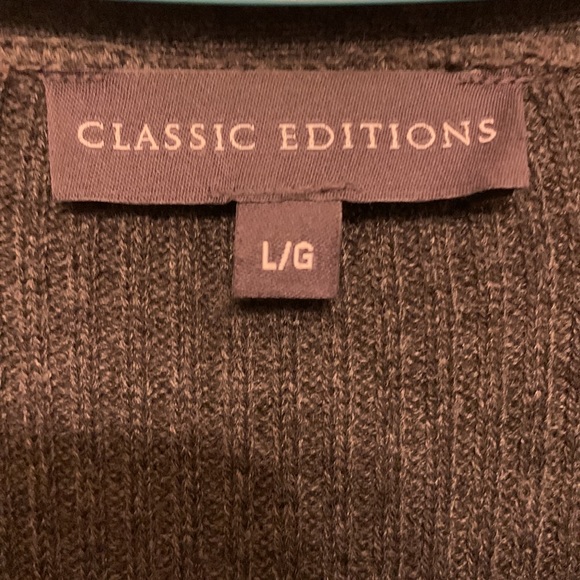 Classic Editions Charcoal Grey Cardigan - Picture 2 of 7